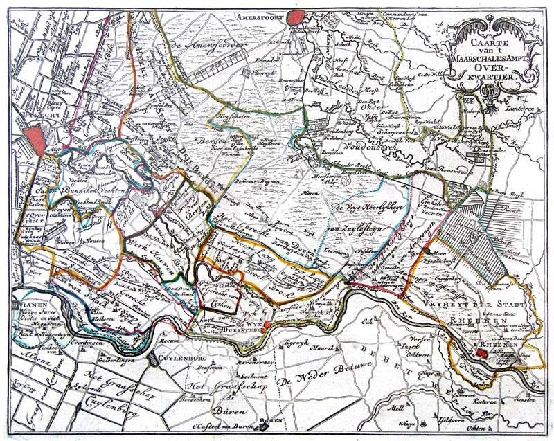 Utrecht Overkwartier 1740 De Leth